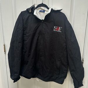 Black Fleece Lined San Francisco Wind Breaker